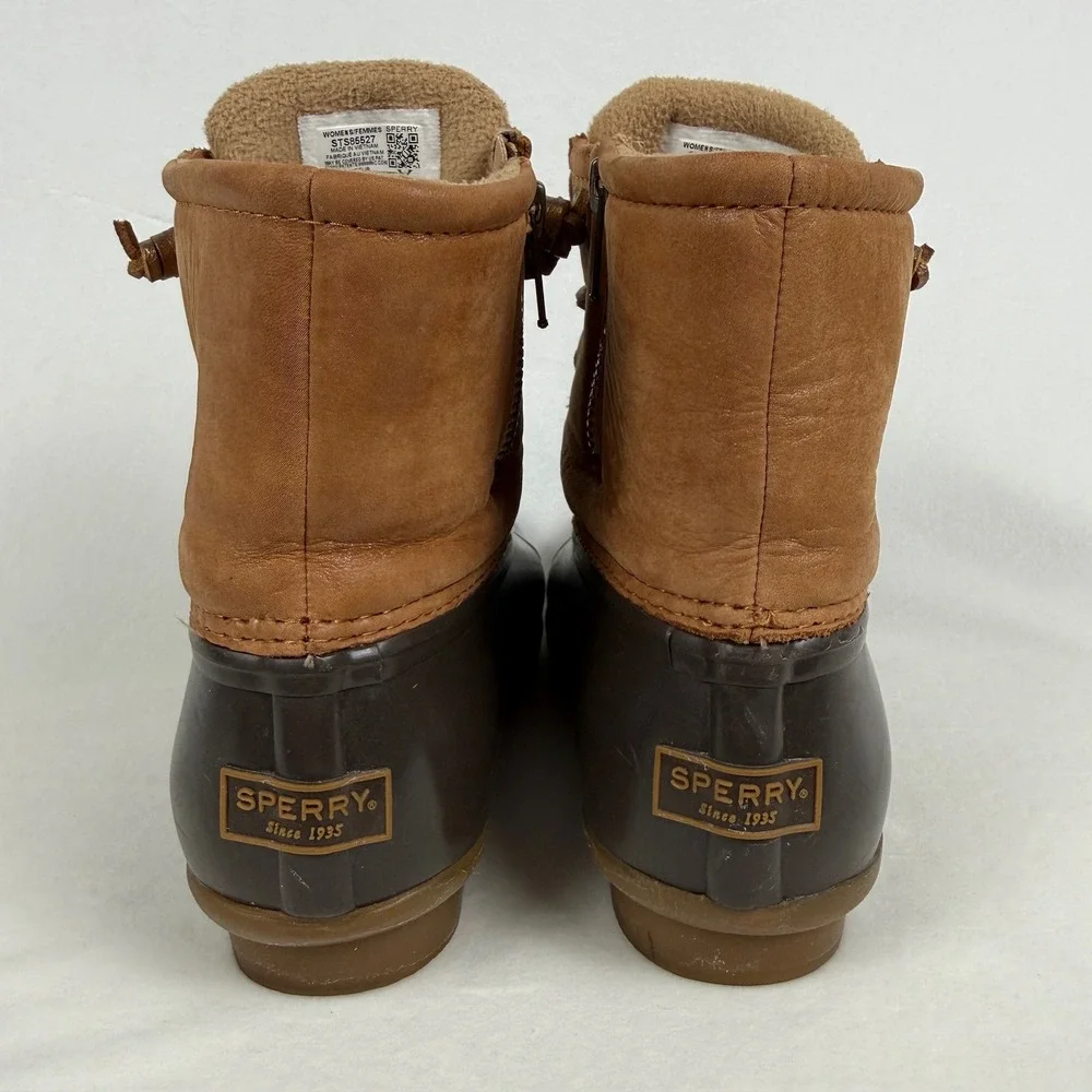 Sperry Saltwater Top Sider Womens Duck Boots Waterproof Snow 7.5